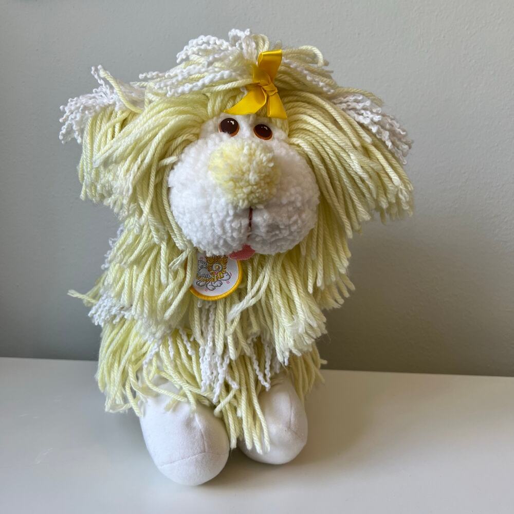 Vintage Kenner 1985 Fluppy Dog Stuffed Animal Plush 15" Silly Flup
